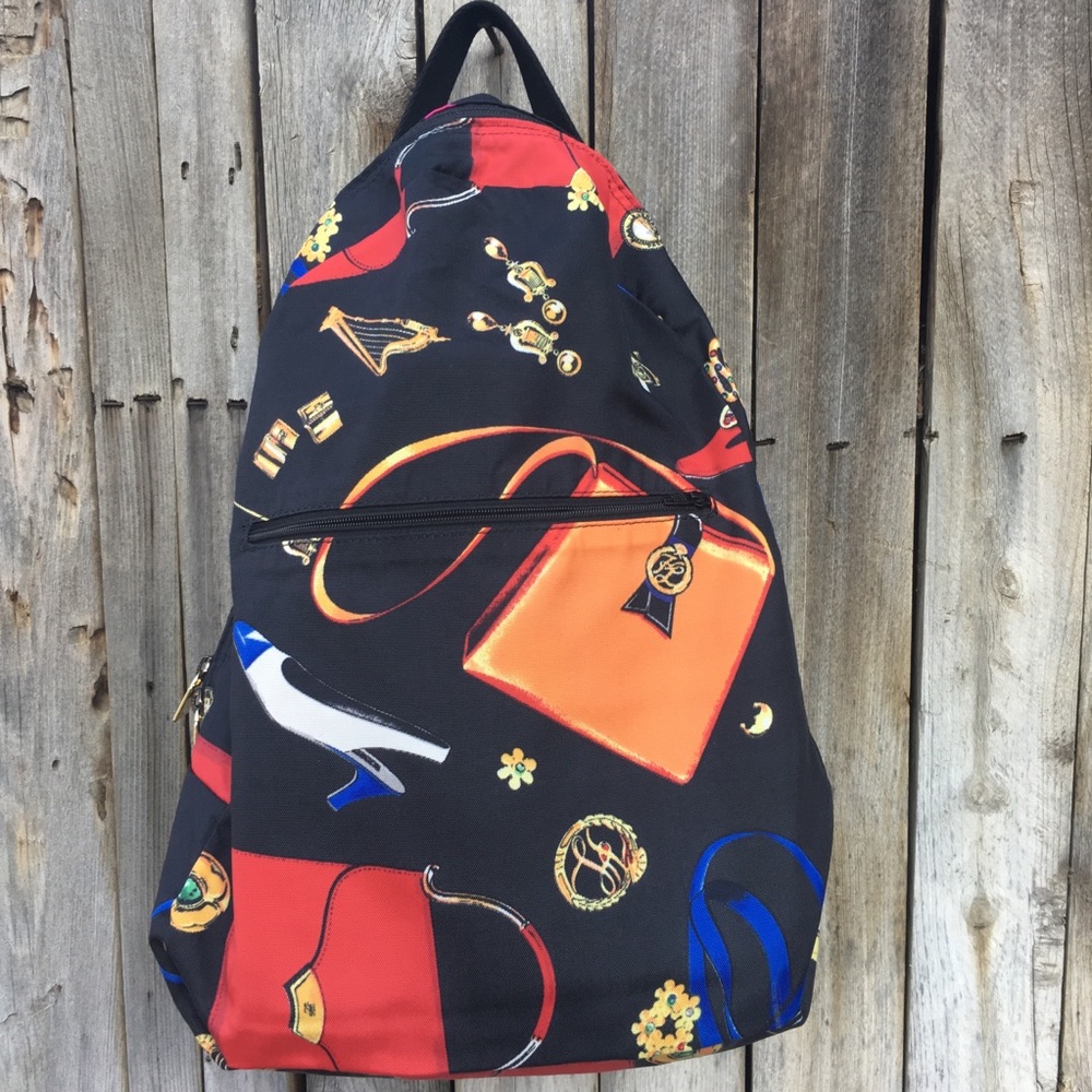 Karl Lagerfeld Vintage Reversible Backpack Nylon - Picture 2 of 8